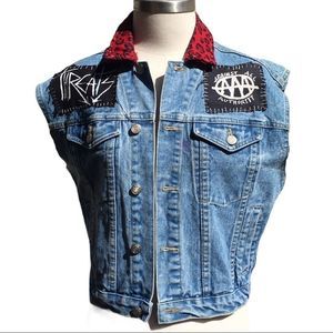 One Of A Kind Vintage 90s Denim Power Rangers Vest